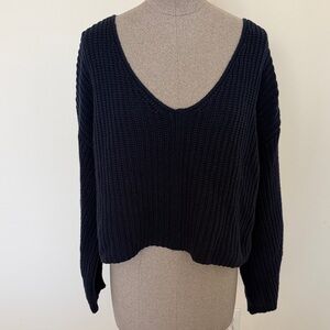 Urban Outfitters navy open back Knit